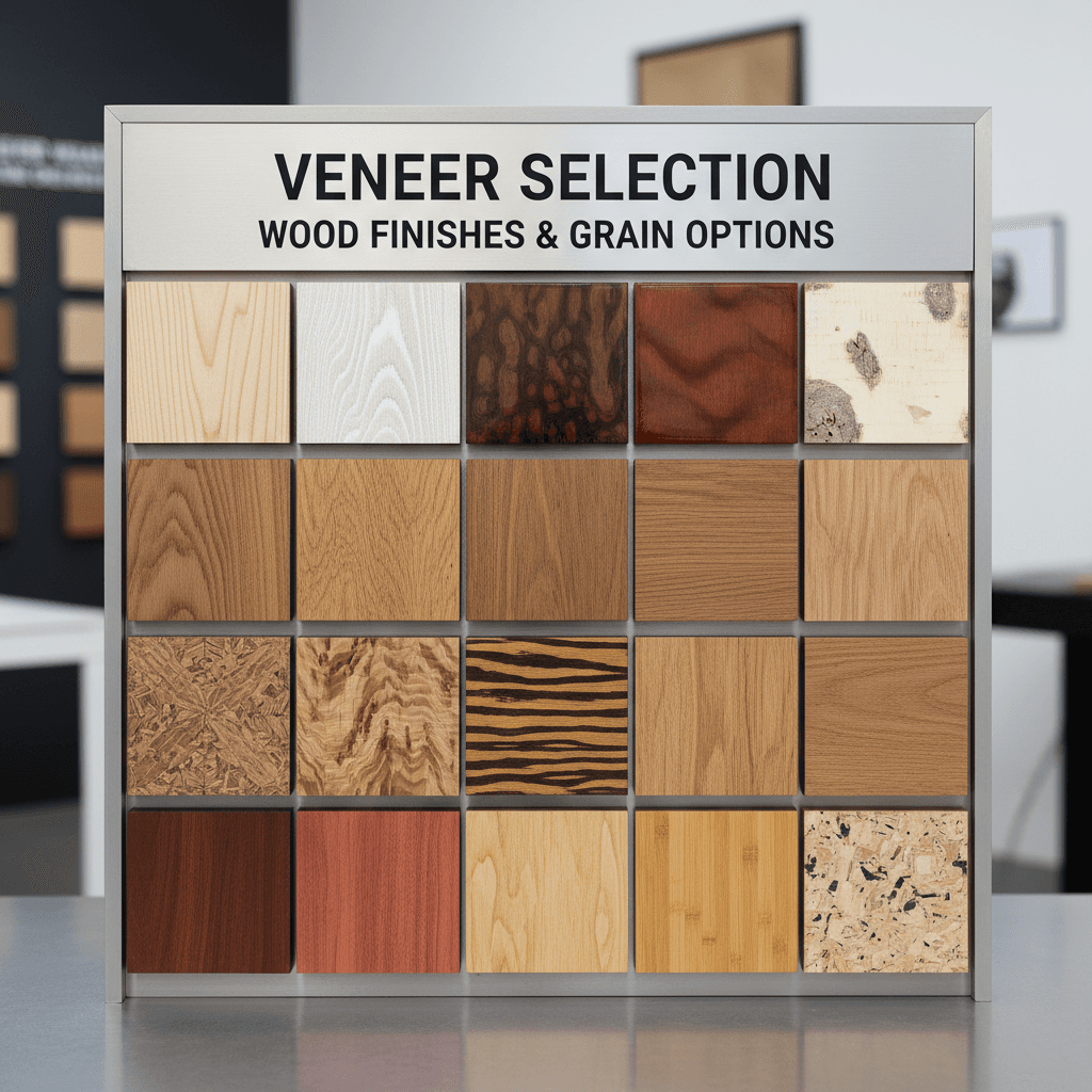 Plywood finish samples